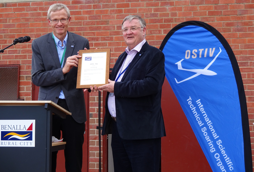 High honor: OSTIV award for the pioneering Antares 20E