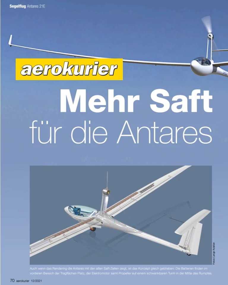 aerokurier 12/2021: More juice for the Antares
