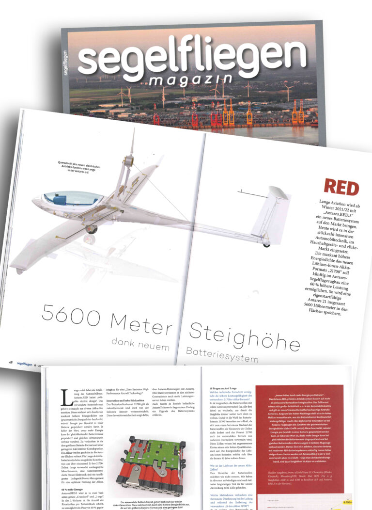 “Segelfliegen Magazin” 06/2021: Lange Aviation RED