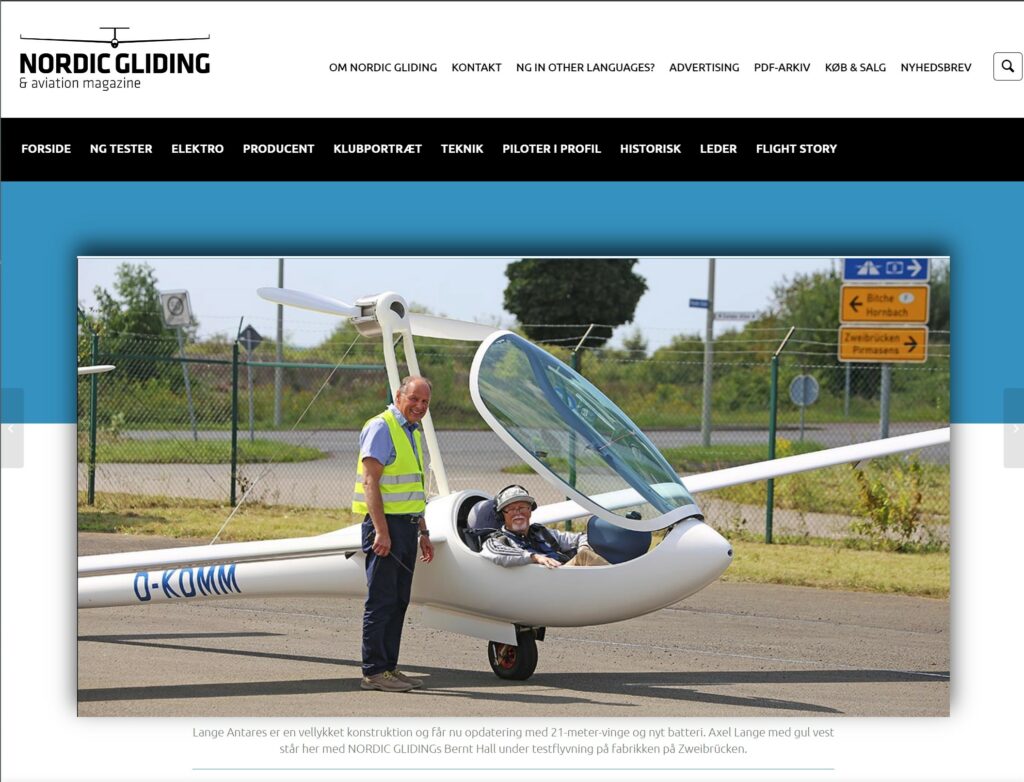 nordic gliding lange aviation